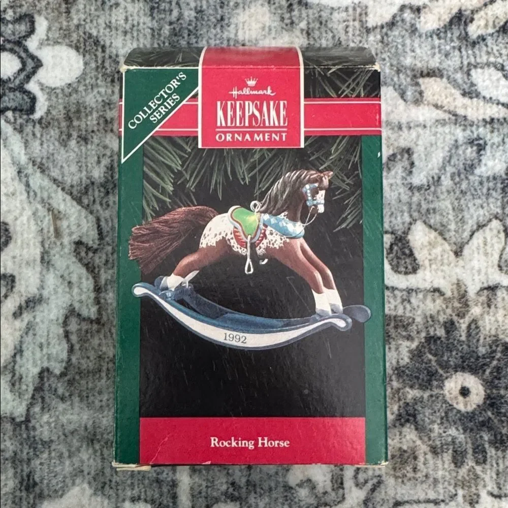 Hallmark 1992 Rocking Horse Ornament